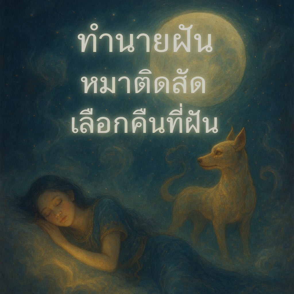 ทำนายฝัน หมาติดสัดเลือกคืนที่ฝันเลือกคืนที่ฝัน